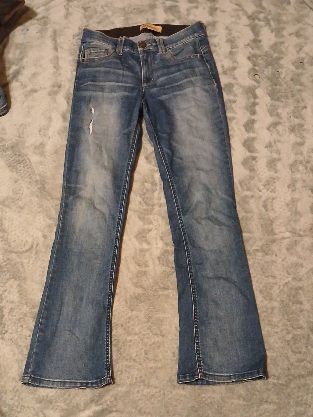 Democracy Women's Boot Cut Jeans in Faded Blue Wash